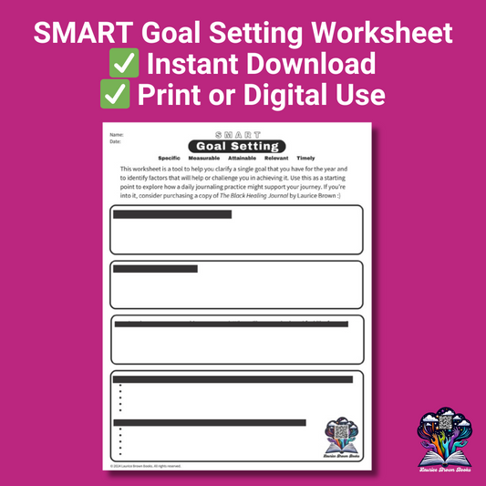 Printable SMART Goal Setting Worksheet [Instant PDF Download✨]
